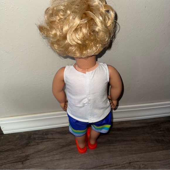 Our Generation Boy Doll with Surfing Outfit and Blonde Hair Gabe - Picture 4 of 5